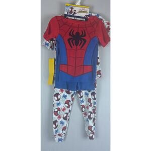NWT 4PC Sz 4T Marvel Spiderman Amazing Friends Pajama Sets